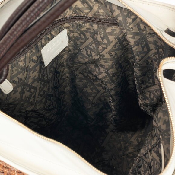 Escada SS/14 Brown Woven-Leather Hobo - Picture 12 of 13